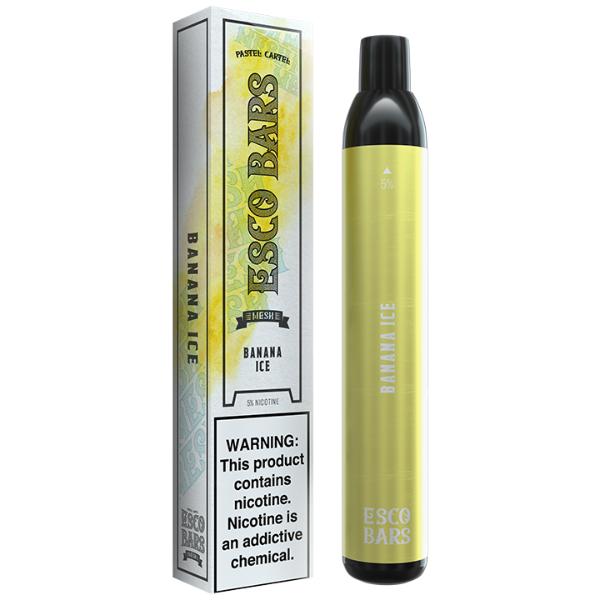 Esco Bars 2500 Puffs Disposable Vape 10 Pack Best Flavor Banana Ice