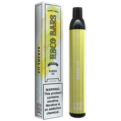 Esco Bars 2500 Puffs Disposable Vape 10 Pack Best Flavor Banana Ice