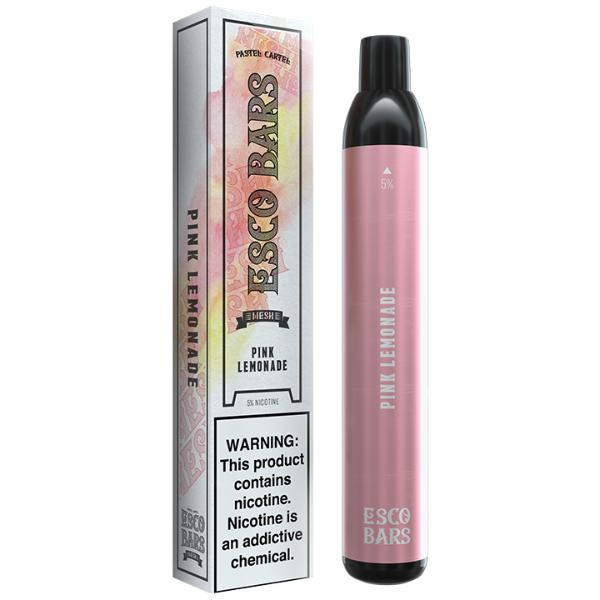 Esco Bars 2500 Puffs Disposable Vape 10 Pack Best Flavor Pink Lemonade
