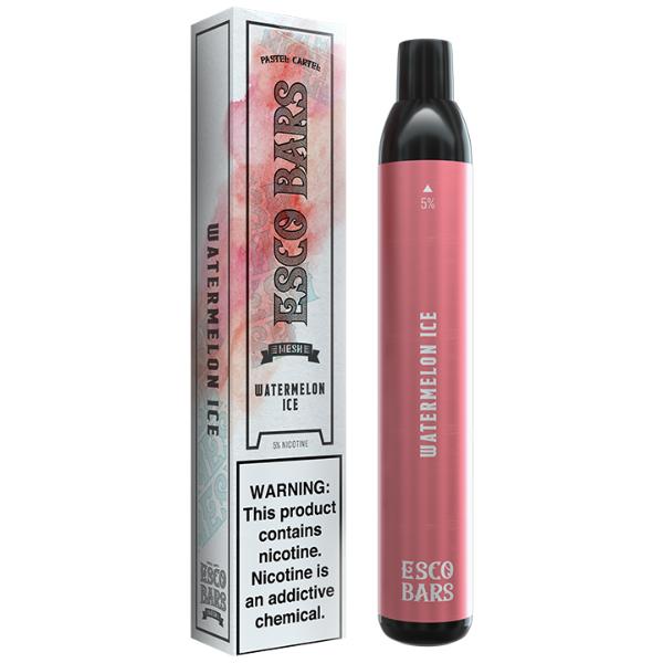 Esco Bars 2500 Puffs Disposable Vape 10 Pack Best Flavor Watermelon Ice