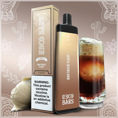 Esco Bars Mega Disposable Vape 10 Pack  Best Flavor - Rootbeer Float