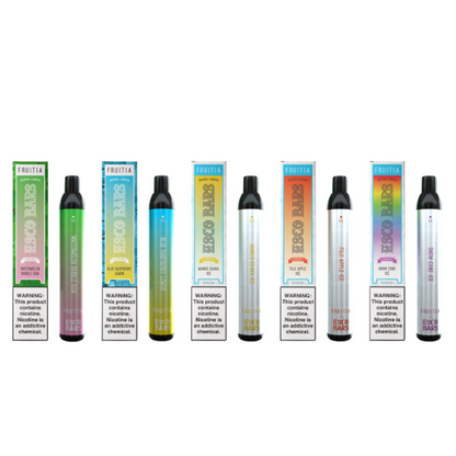Fruitia x Esco Bars Disposable Vape 6mL 2500 Puffs 10 Pack Best Flavors
