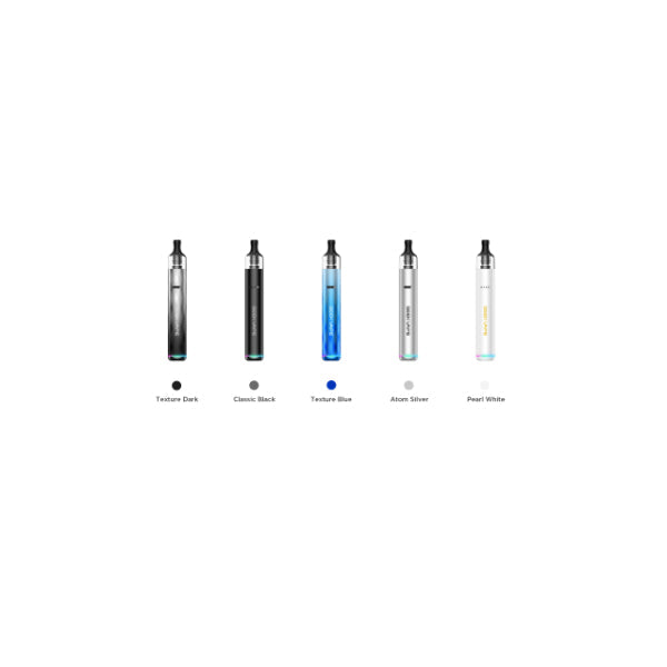 GeekVape Wenax S3 Kit Best Colors Texture Dark Classic Black Texture Blue Atom Silver Pearl White