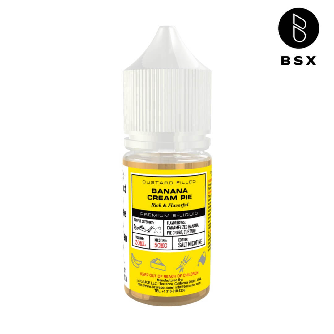BSX Vapor Salt Nic E-Liquid - Banana Cream Pie - 30ml