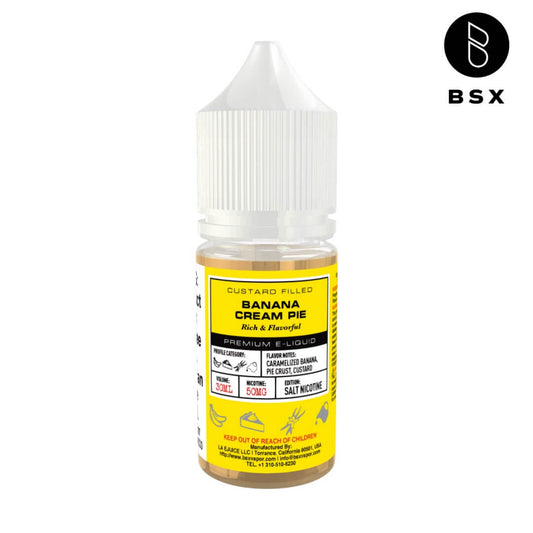 BSX Vapor Salt Nic E-Liquid - Banana Cream Pie - 30ml