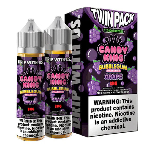 Candy King Bubblegum Vape Juice 120mL