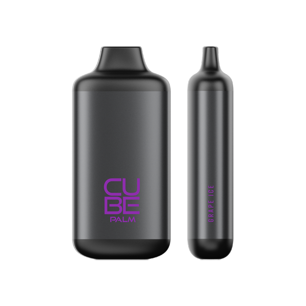 CUBE PALM 5000 Puffs Disposable Vape 15mL Best Flavor Grape Ice