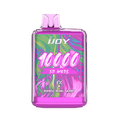 Best Deal iJoy Bar SD10000 Disposable Vape 20mL Pomelo Pearl Grape