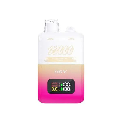 Best Deal iJoy SD22000 Rechargeable Vape-Single Disposable Froze Strawberry Cream