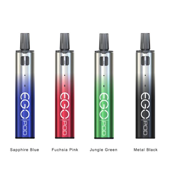 Joyetech eGo Pod Kit Best Colors Sapphire Blue Fuchsia Pink Jungle Green Metal Black