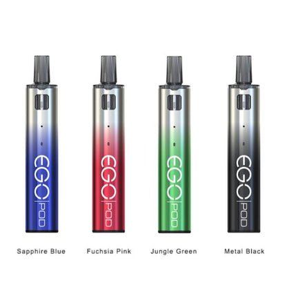 Joyetech eGo Pod Kit Best Colors Sapphire Blue Fuchsia Pink Jungle Green Metal Black