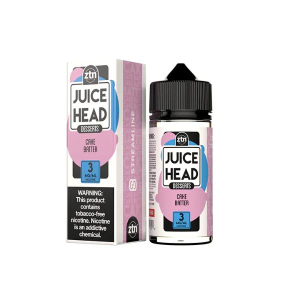 Juice Head ZTN Dessert Series 100mL Vape Juice Best Flavor Cake Batter
