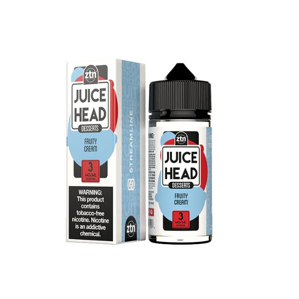 Juice Head ZTN Dessert Series 100mL Vape Juice Best Flavor Fruity Cream