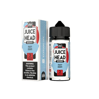 Juice Head ZTN Dessert Series 100mL Vape Juice Best Flavor Fruity Cream