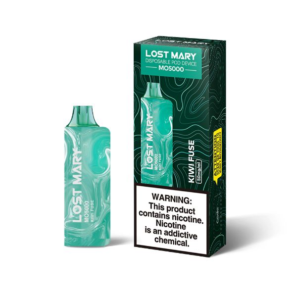 Best Deal Lost Mary MO5000 Disposable Vape by Elf Bar 10 Pack 13.5mL Kiwi Fuse