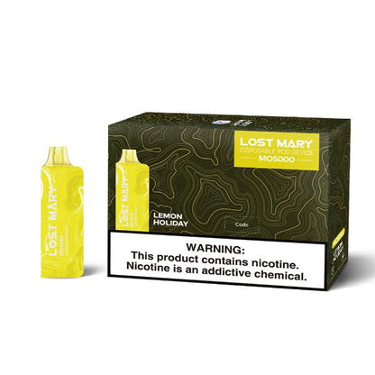 Lost Mary MO5000 4% Disposable Vape 10mL Best Flavor Lemon Holiday