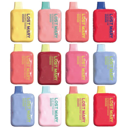 Lost Mary OS5000 Rechargeable Vape  Disposable by Elf Bar 13mL Best Flavors