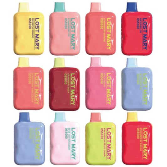 Lost Mary OS5000 Rechargeable Vape  Disposable by Elf Bar 13mL Best Flavors