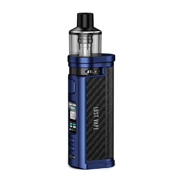 Lost Vape Centaurus Q80 Pod Mod Sierra Blue Carbon Fiber