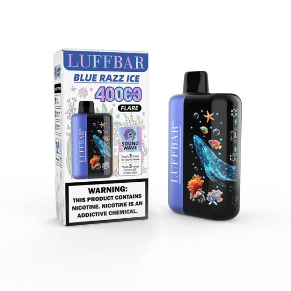 Best Deal Luffbar Flare 40,000 Puffs Disposable - Blue Razz Ice