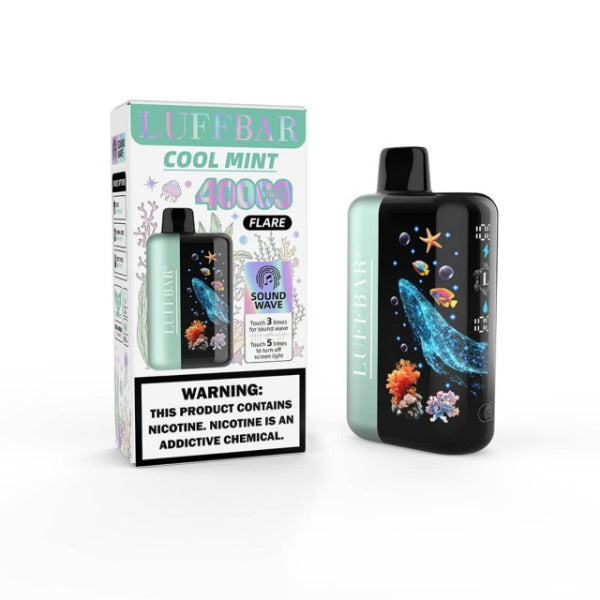 Best Deal Luffbar Flare 40,000 Puffs Disposable - Cool Mint
