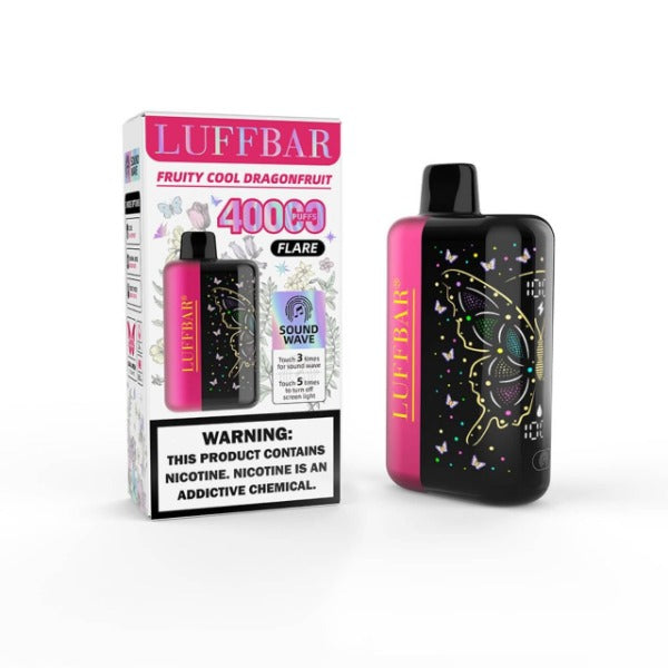Best Deal Luffbar Flare 40,000 Puffs Disposable - Fruity Cool DragonFruit