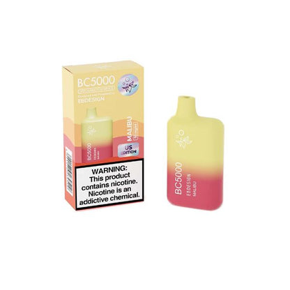 Best Deals Elf Bar BC5000 1Pk Disposable Vape Best Flavor 13mL Malibu