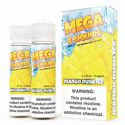 Best Flavors Mega E-liquid 2x60ML - Mango Rush Ice