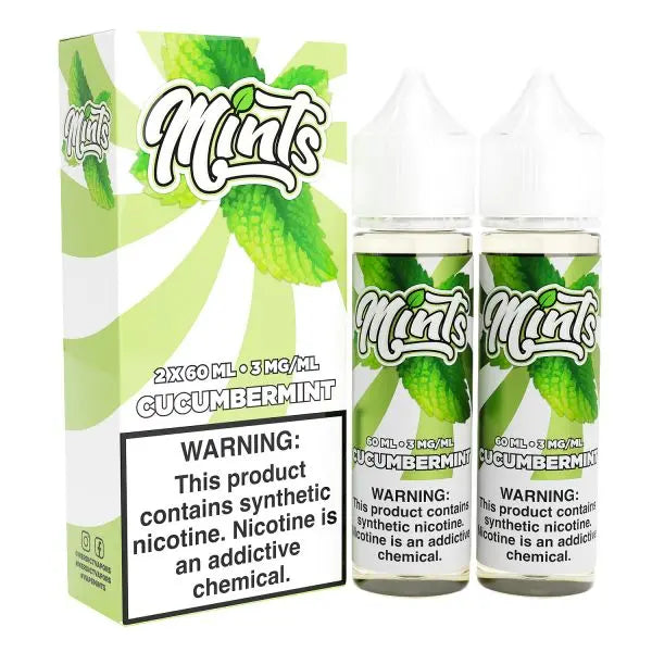 Best Deal Mints 2x60ML Vape Juice - Cucumber Mint