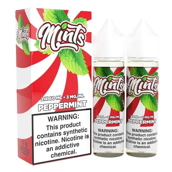 Best Deal Mints 2x60ML Vape Juice - Pepper Mint