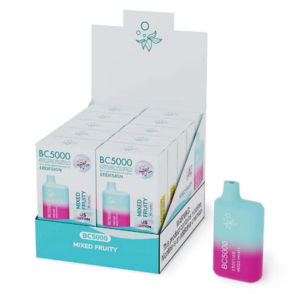 Elf Bar BC5000 1Pk Disposable Vape Best Flavor Mixed Fruity