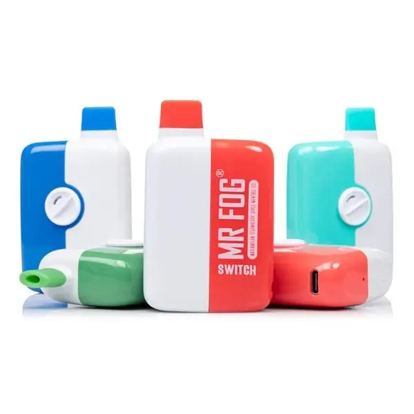 Mr. Fog Switch SW5500 Rechargeable Disposable Vape 15mL  Best Flavors 