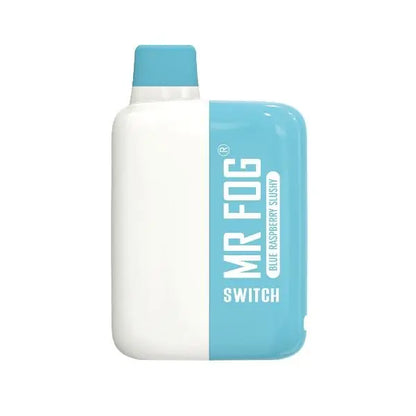 Best Deal Mr. Fog Switch SW5500 Rechargeable Disposable Vape 15mL 10 Pack Blue Raspberry Slushy
