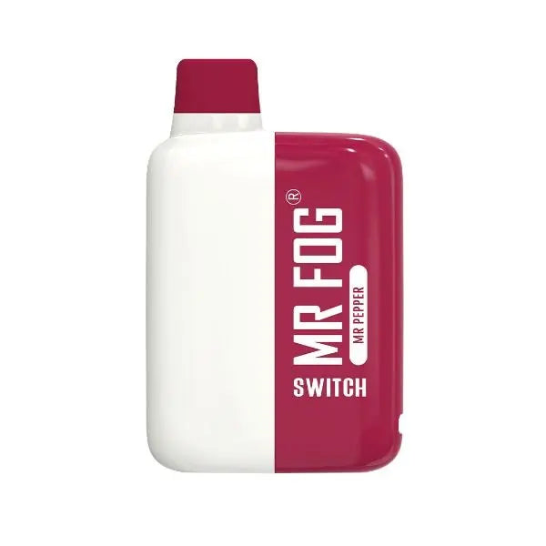 Best Deal Mr. Fog Switch SW5500 Rechargeable Disposable Vape 15mL 10 Pack Mr Pepper