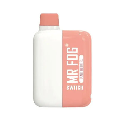Best Deal Mr. Fog Switch SW5500 Rechargeable Disposable Vape 15mL 10 Pack Peach Apricot Ice