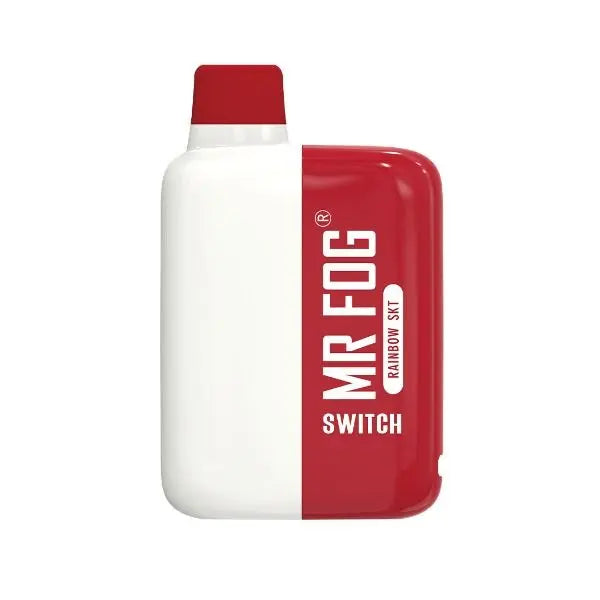 Best Deal Mr. Fog Switch SW5500 Rechargeable Disposable Vape 15mL 10 Pack Rainbow SKT