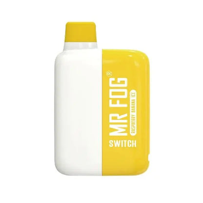 Best Deal Mr. Fog Switch SW5500 Rechargeable Disposable Vape 15mL 10 Pack Raspberry Banana Ice