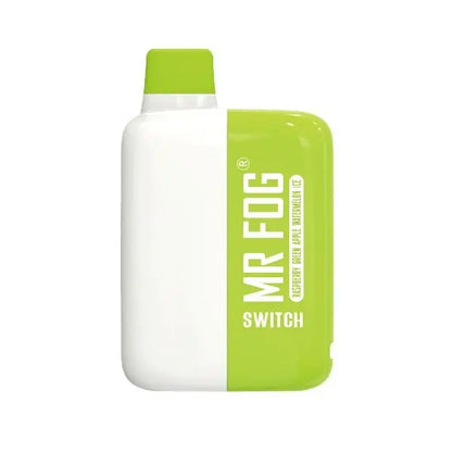 Best Deal Mr. Fog Switch SW5500 Rechargeable Disposable Vape 15mL 10 Pack Raspberry Green Apple Watermelon Ice