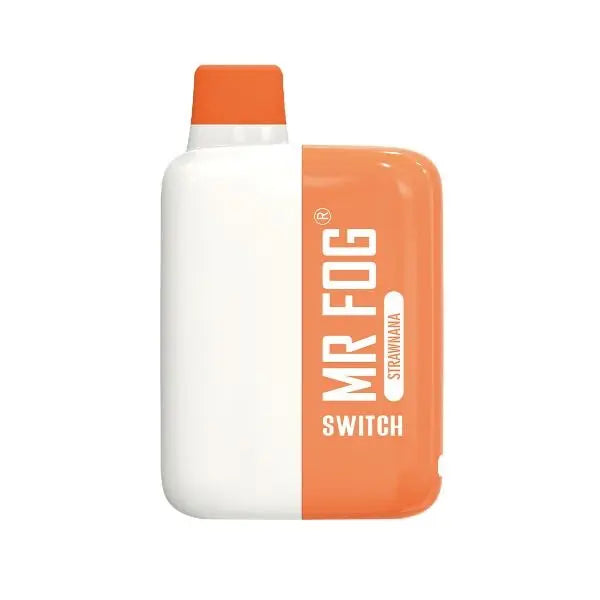 Best Deal Mr. Fog Switch SW5500 Rechargeable Disposable Vape 15mL 10 Pack Strawnana