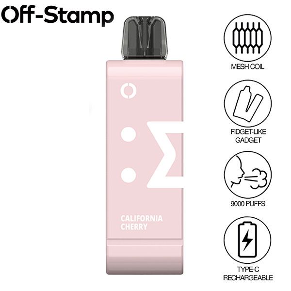 Off-Stamp SW9000 9000 Puffs Disposable Vape 13mL Best Flavor California Cherry