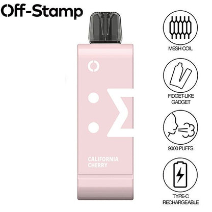 Off-Stamp SW9000 9000 Puffs Disposable Vape 13mL Best Flavor California Cherry