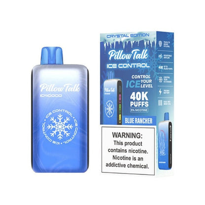 Best Deal Pillow Talk IC40000 Disposable Crystal Edition - Blue Rancher