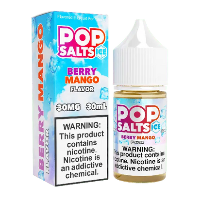 Best Deal Pop Salts E-Liquid 30mL Salt Nic  Berry Mango Ice