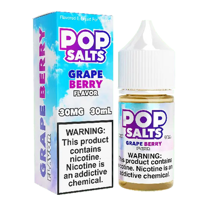 Best Deal Pop Salts E-Liquid 30mL Salt Nic  Grape Berry Flavor