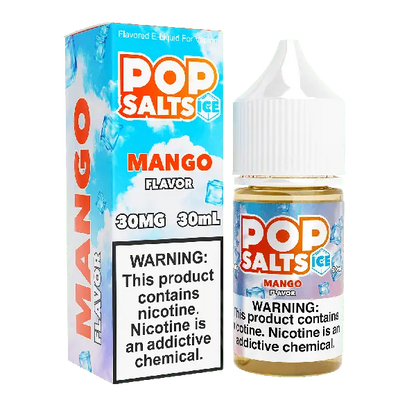 Best Deal Pop Salts E-Liquid 30mL Salt Nic  Mango Flavor Ice