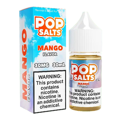 Best Deal Pop Salts E-Liquid 30mL Salt Nic  Mango Flavor