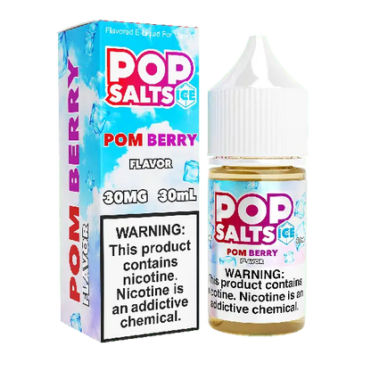 Best Deal Pop Salts E-Liquid 30mL Salt Nic  Pom Berry Ice