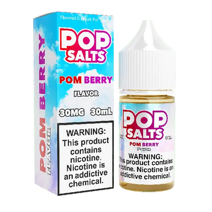 Best Deal Pop Salts E-Liquid 30mL Salt Nic  Pom Berry