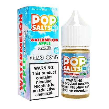 Best Deal Pop Salts E-Liquid 30mL Salt Nic  Watermelon Apple Ice
