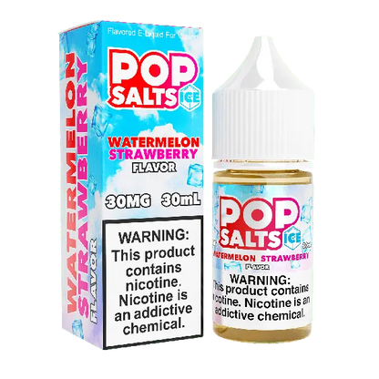 Best Deal Pop Salts E-Liquid 30mL Salt Nic  Watermelon Strawberry Ice